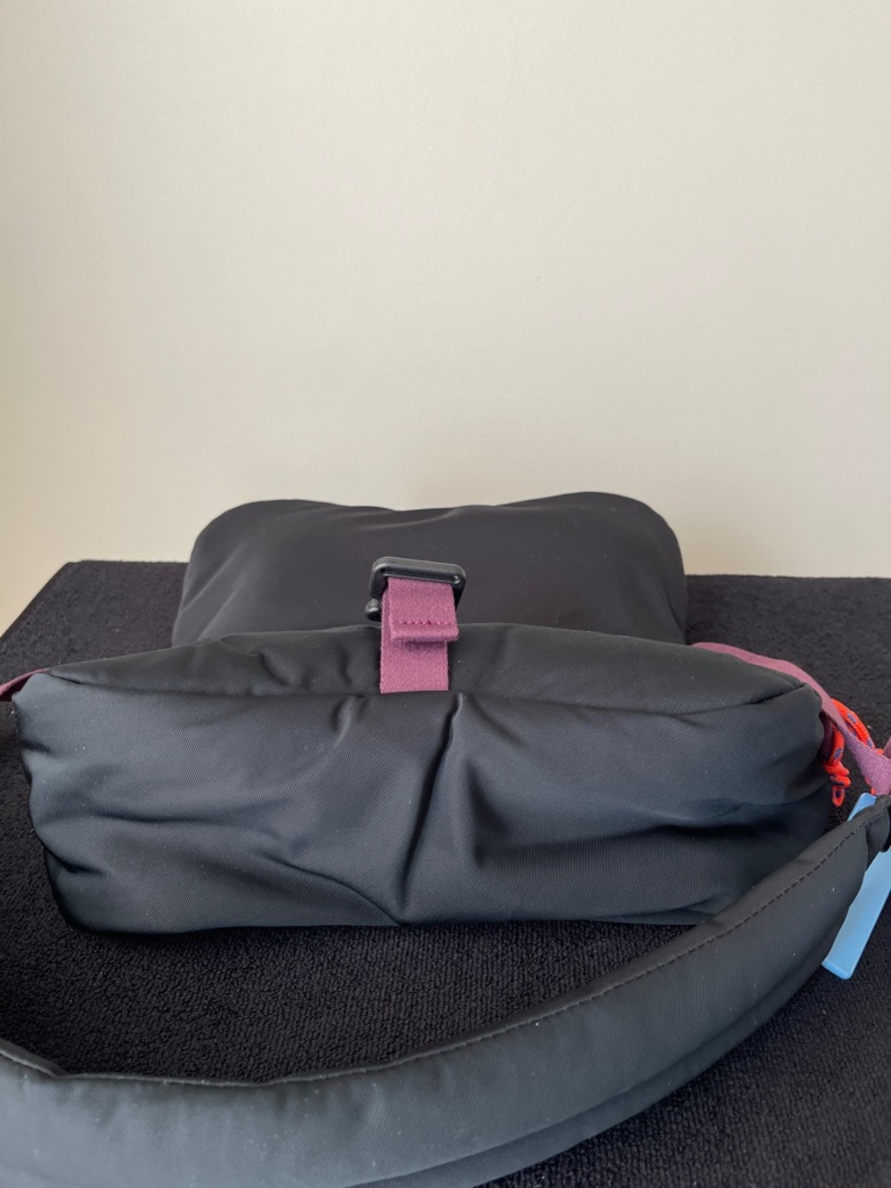 Coach Black Crossbody Bag with Purple Strap - Picture 5 of 9